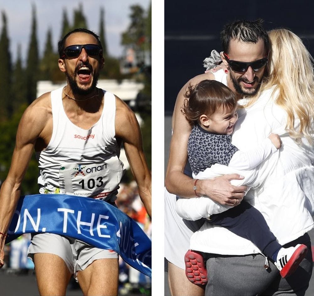 Οι συγκλονιστικές εικόνες που περιγράφουν πλήρως τον 41ο ΑΜΑ-pics runbeat.gr